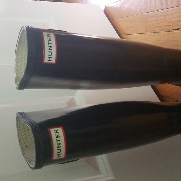 Hunter Boots Black sz. US 7 EU 38 - Picture 5 of 16